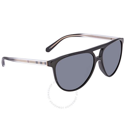 burberry sunglasses b 4254|Burberry Grey Pilot Men's Sunglasses BE4254.